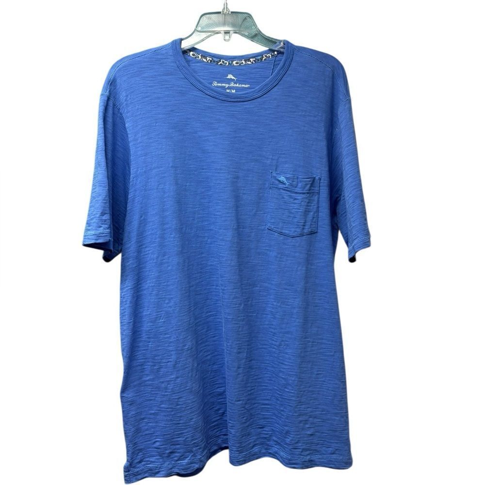 Tommy Bahama Short Sleeve T-Shirt in Blue Size Medium